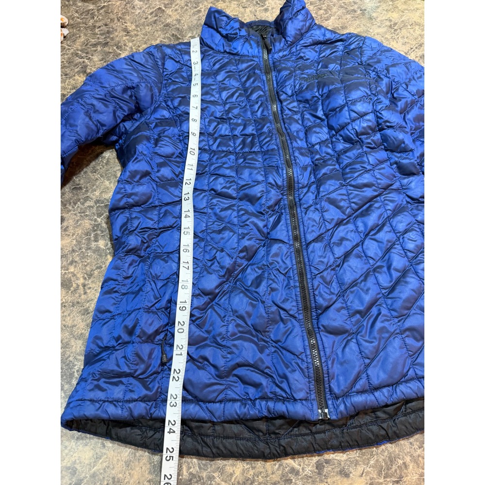 The North Face ThermoBall Full Zip Quilted Puffer Jacket Royal Blue Womens gorp - Picture 13 of 13